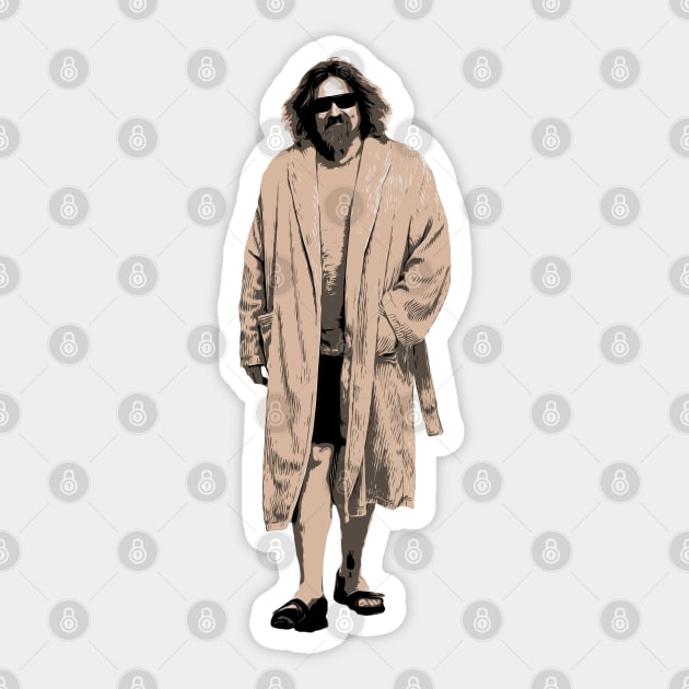 The Dude Vector Sticker by Nonconformist